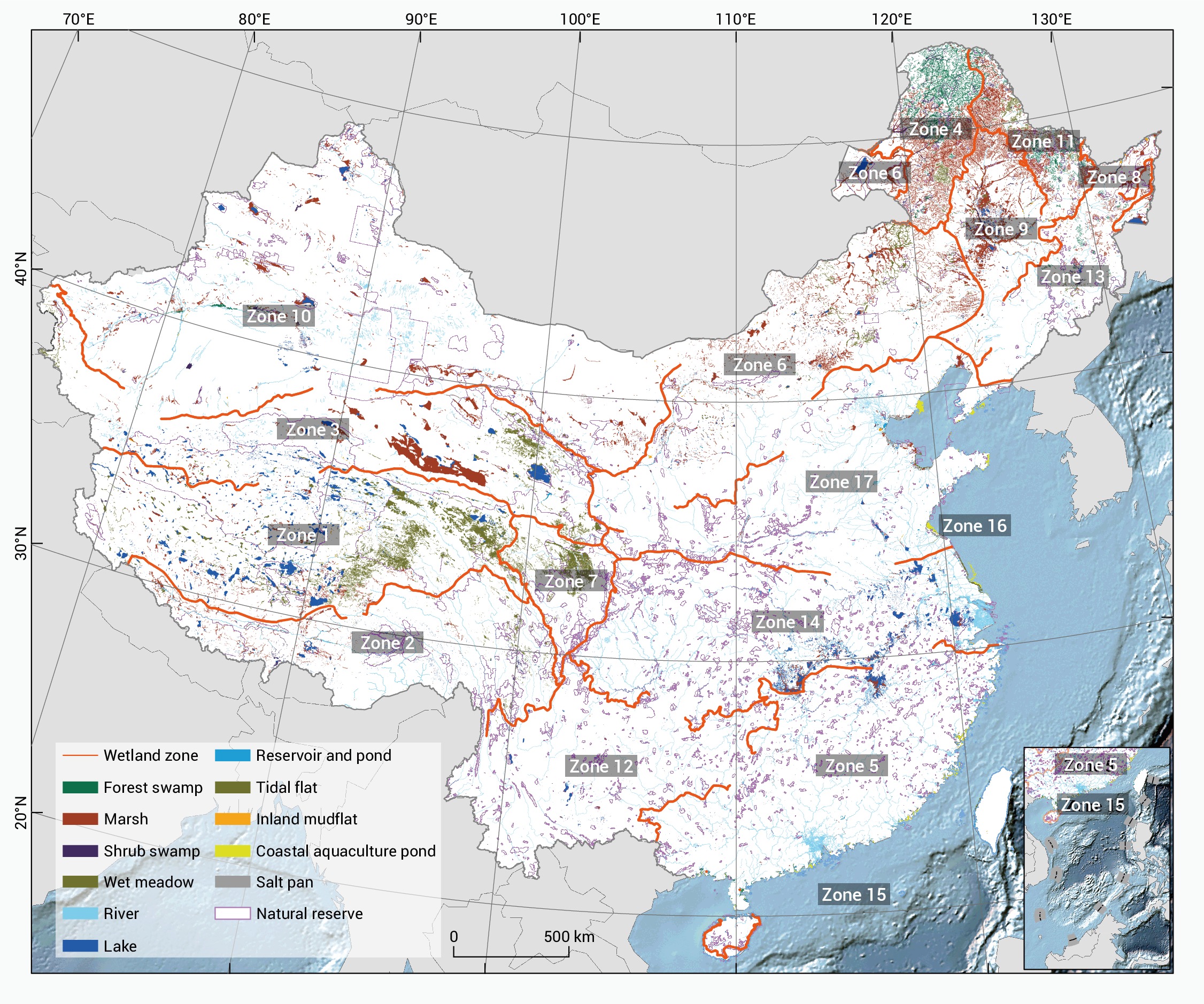 Wetland protection gaps in China: Insights from small and/or