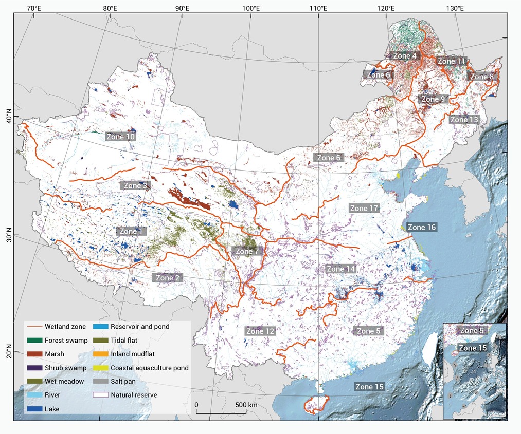 Wetland protection gaps in China: Insights from small and/or